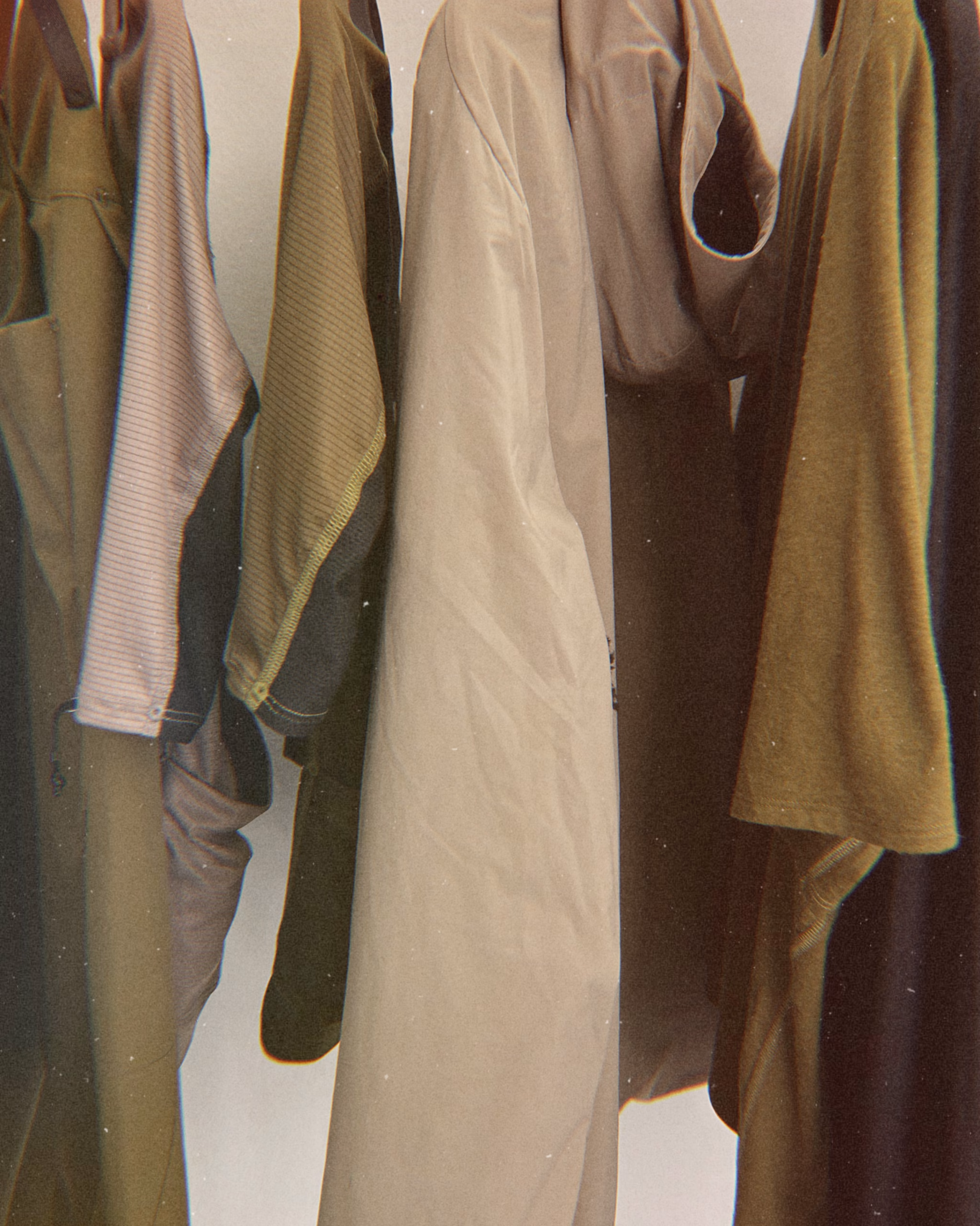 Fashionable Runnig Gear on a rack at Paris Fashion Week