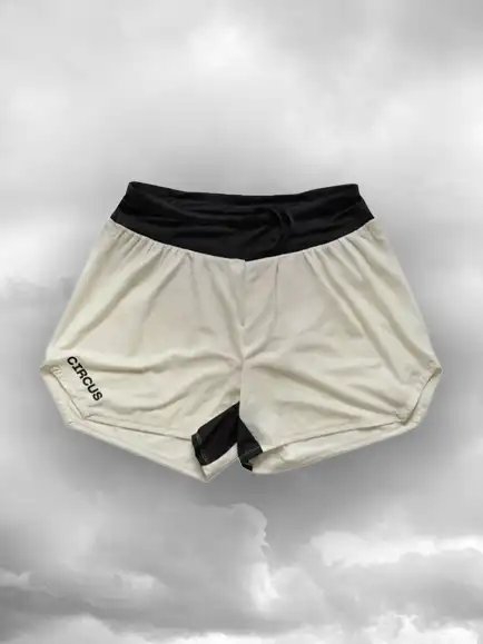 Lightweight shorts with black accents