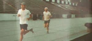 Jesse Rich Runs on a Track