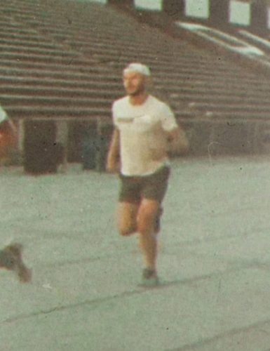 Jesse Rich Runs on a Track