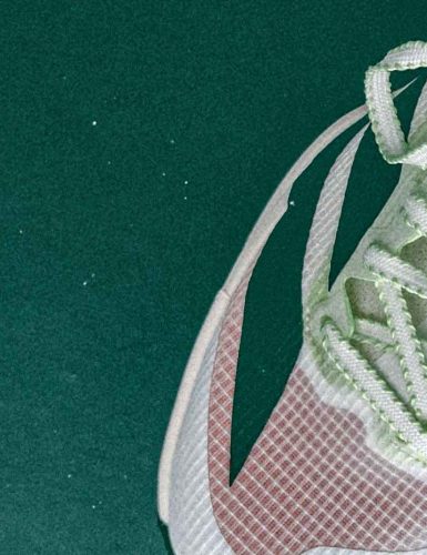 Close-up of a sneaker's upper - Adidas Terrex Agravic TT