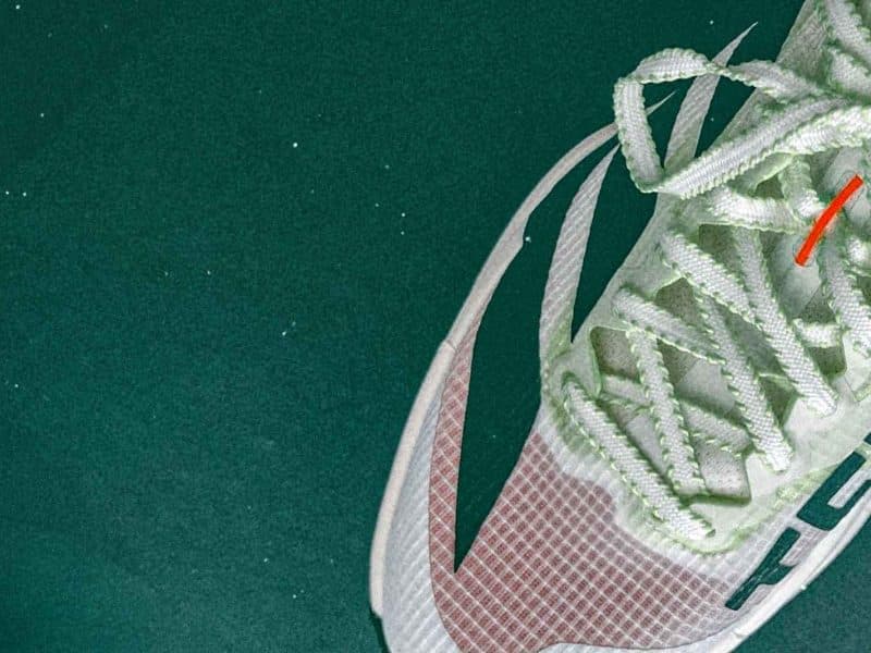 Close-up of a sneaker's upper - Adidas Terrex Agravic TT